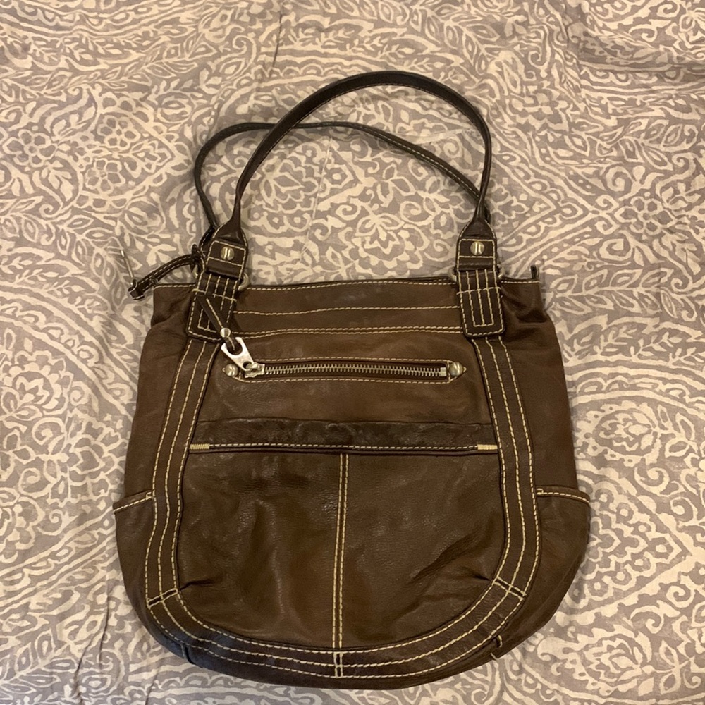 Brown Fossil purse!